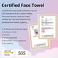 Biodegradable Facial Towel | Sustainable Face Cleansing | LOOKNOOK- 1Pack